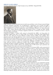 DEBUSSY CLAUDE ACHILLE musicista compositore
