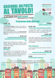 Community Lab Bologna - Regione Emilia Romagna