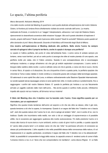 Il testo dell`intervista a Marco Bersanelli