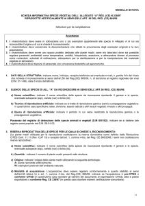 Istruzioni alla compilazione del modello SCT2/VA