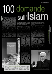 Il libro: “Cento domande sull`islam”, intervista a Samir