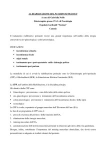 riabilitazione dEL PAVIMENTO PELVICO