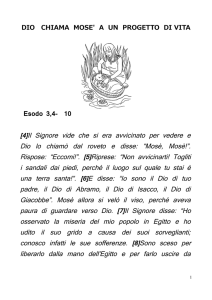 MOSE` CHIAMATO DA DIO SECONDA PARTE