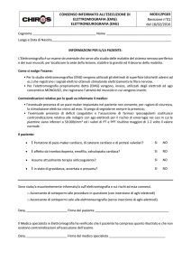 consenso informato all`esecuzione di elettromiografia (emg)