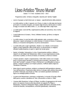 Classe 1^ B Anno Scolastico 2012 – 2013 Programma svolto di