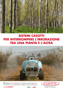 sistemi casotti per interrompere l`irrorazione tra