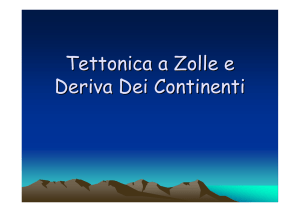 Tettonica a Zolle e Deriva Dei Continenti