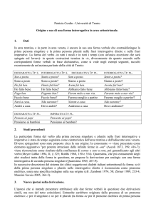 Patrizia Cordin - Università di Trento Origine e uso di una forma