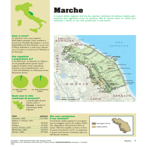 Marche - Zanichelli online per la scuola