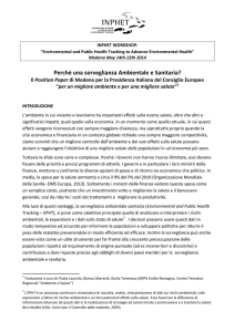 Position paper (in italiano)