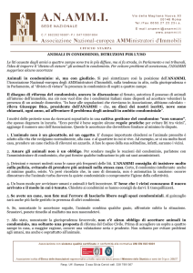 animali in condominio, istruzioni per l`uso