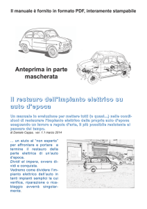 Il restauro dell`impianto elettrico su auto d`epoca
