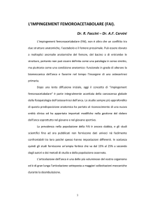 FAI - Conflitto femoro acetabolare