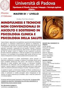 Università di Padova D Dipartimento di Filosofia, Sociologia