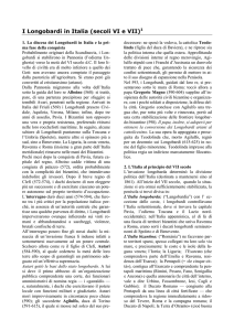 I Longobardi in Italia