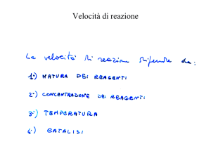 Velocità di reazione