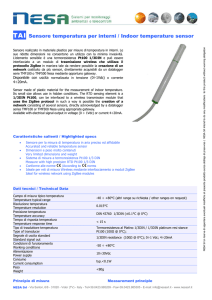 TAI Sensore temperatura per interni / Indoor temperature sensor