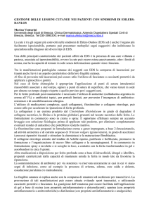 gestione delle lesioni cutanee nei pazienti con sindromi
