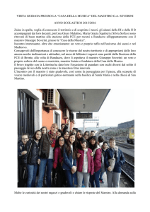 VISITA GUIDATA PRESSO LA “CASA DELLA MUSICA" DEL