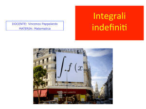 Integrali indefini