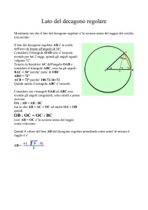 Lato del decagono regolare