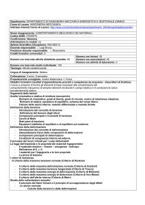 Insegnamento: GEOLOGIA APPLICATA