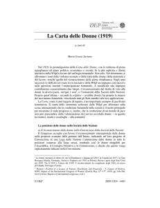 La Carta delle donne (1919), a cura di M. G. Suriano 0.07 Mb