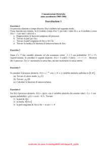 esercizi comunicazioni elettriche