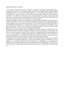 Ipercolesterolemia Familiare