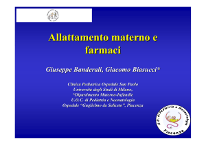 Allattamento materno e farmaci