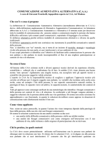 Comunicazione Aumentativa Alternativa