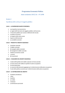 Programma Economia Politica