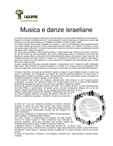 Musica e danze israeliane - ligabosk