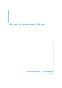 Spiegazione dei messaggi di errore