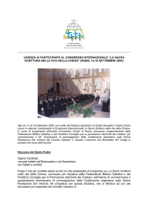 Discorso Congresso 2005 - Benedetto XVI