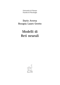 Modelli di Reti neurali