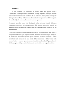 Allegato 5 Il prof. Rizzolati, già candidato al premio Nobel, ha