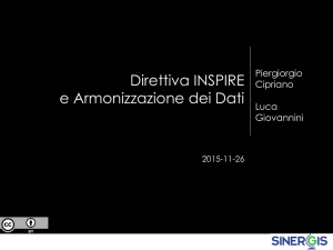 Direttiva INSPIRE e Armonizzazione dei Dati