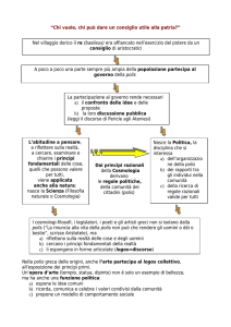 Chi vuole, chi può dare un consiglio utile alla patria?