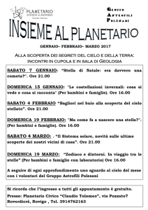 Alla scoperta dei segreti del cielo e della terra: incontri in cupola e in