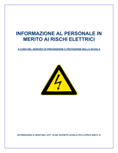 RISCHIO ELETTRICO - "Ilaria Alpi"