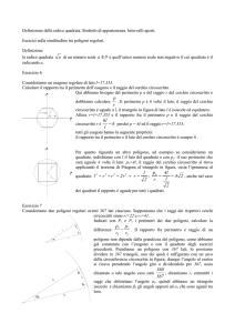 Esercizi sulla similitudine tra poligoni regolari