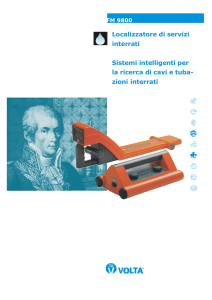 Localizzatore di servizi interrati Sistemi intelligenti per la