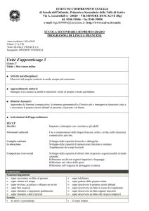 francese classe 2 - ISTITUTO COMPRENSIVO E SUPERIORE