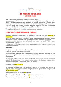 verbi inglesi - English Class
