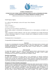 Emovitreo, Ialosi asteroide, Sinchisi scintillante, Vitreo primitivo