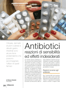 reazioni di sensibilità ed effetti indesiderati