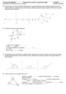MATERIA: MATEMATICA Preparazione III compito II quadrimestre
