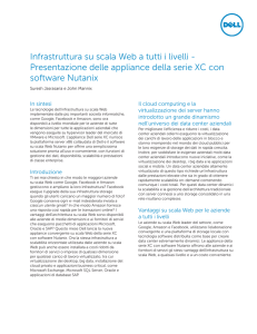 Presentazione delle appliance della serie XC con software Nutanix