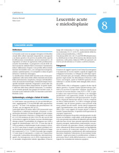 Leucemie acute e mielodisplasie